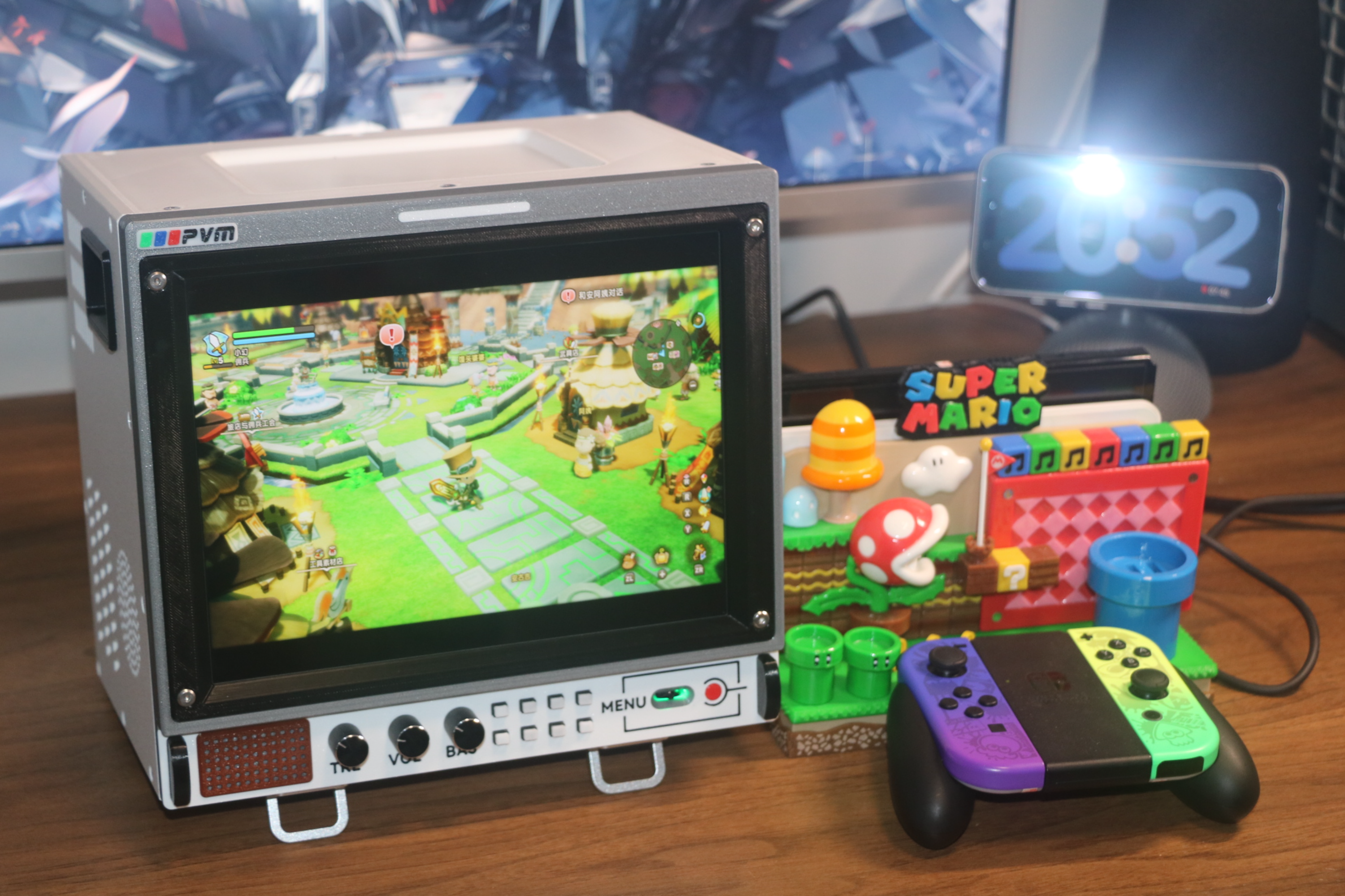Vintage CRT | 9.7" 2K Display | Retro PC Monitor | CRT retro-style